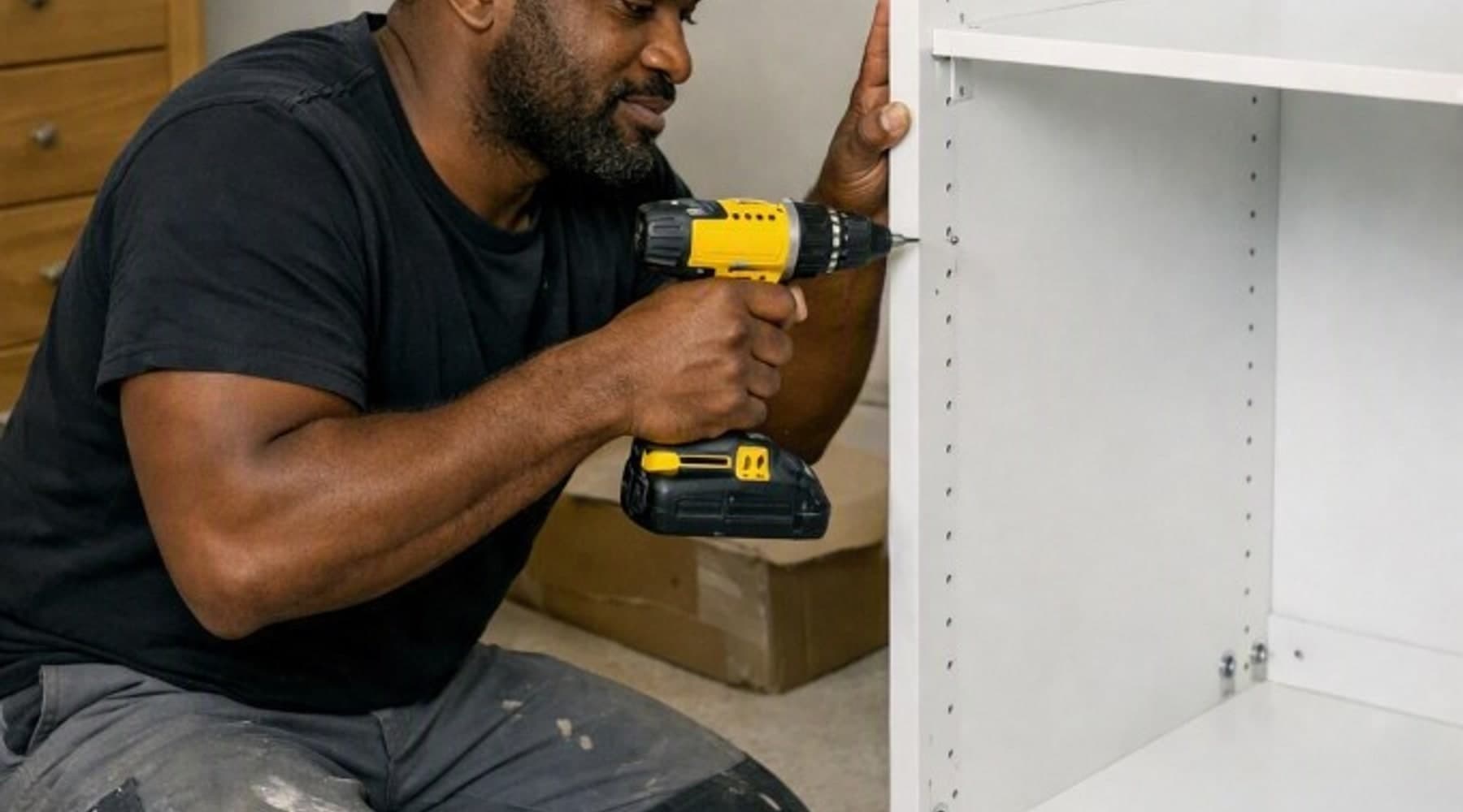 Furniture assembly in a UK home