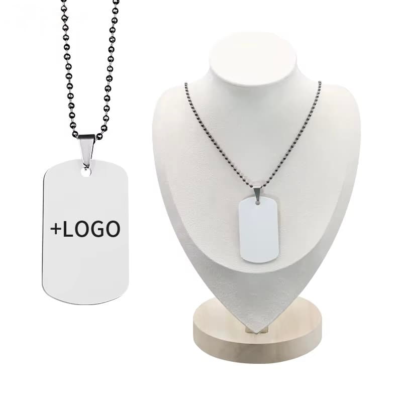Personalized Pendant Necklace, Customizable with Name/message/photo to Engrave Cherished Moments.